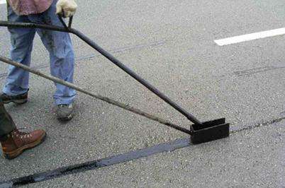 為長(zhǎng)垣某客戶做的道路灌縫膠